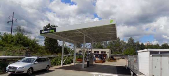 Plnící stanice CNG Bonett Pardubice