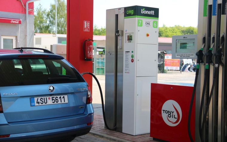 Bonett zvýšil prodej CNG a je největší ryze českou sítí