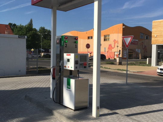 E.ON otevřel novou plničku CNG v Poděbradech