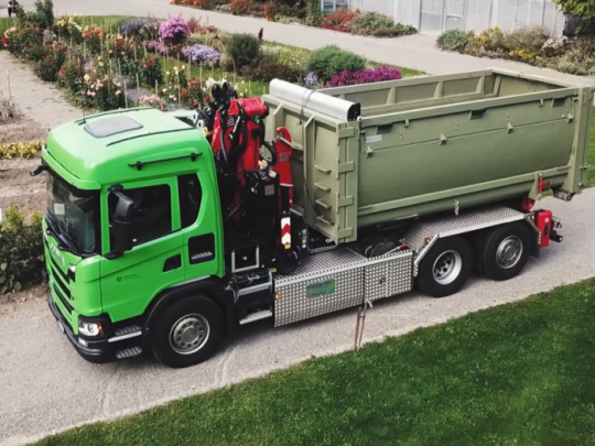 Scania G 410 na bioplyn je součástí recyklačního systému města Curych