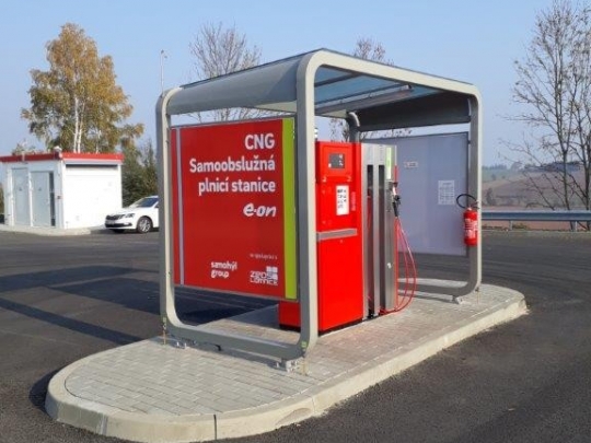 CNG stanice v Lomnici nad Popelkou mimo provoz dne 30.6. 2022