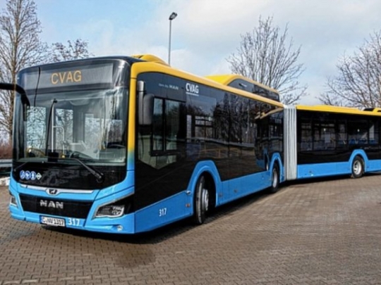 V Chemnitzu pořizují autobusy s hybridním pohonem na bioplyn