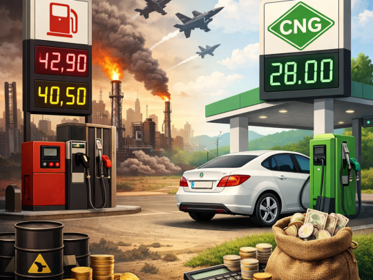 Ceny CNG zůstávají stabilní, zatímco benzín a nafta kvůli geopolitickému napětí zdražují