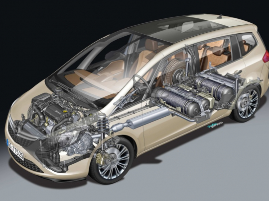 Reportáž o Opel Zafira Tourer 1,6 Turbo CNG