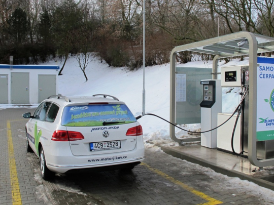 V Jindřichově Hradci se v lednu otevírá 50. CNG stanice