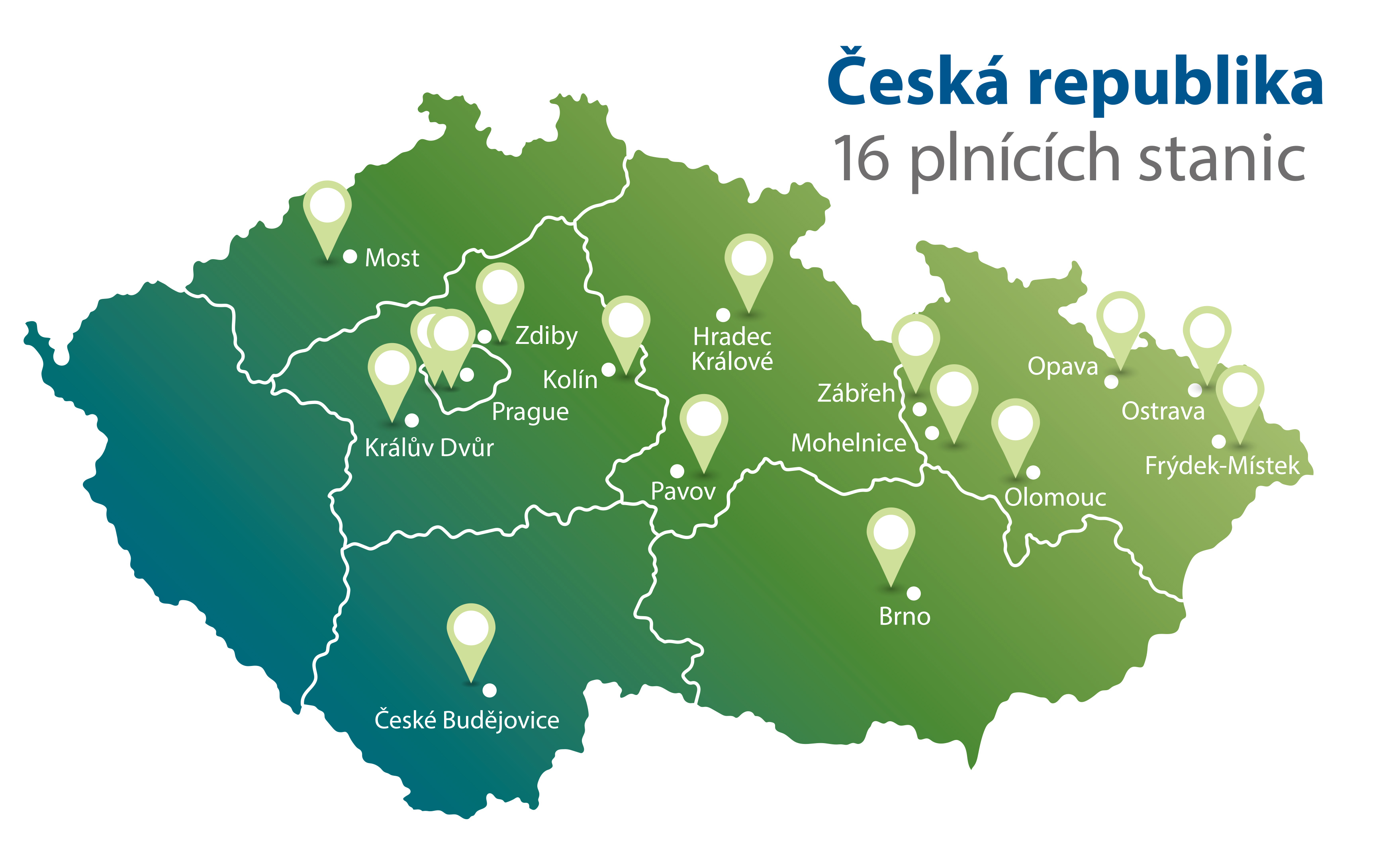 Naše stanice CNG v ČR